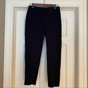Tahari Navy cropped work pants size 4